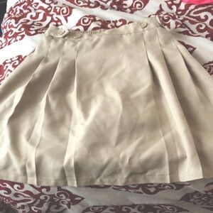 Cream colored skirt